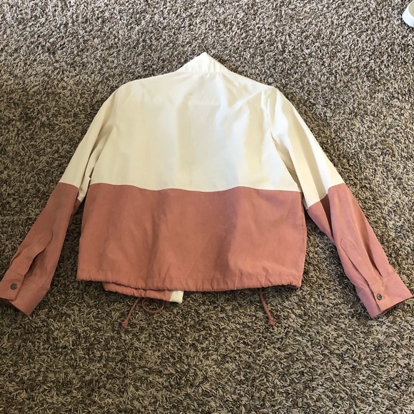 Blu Pepper Cream and pink light weight jacket - Picture 2 of 5